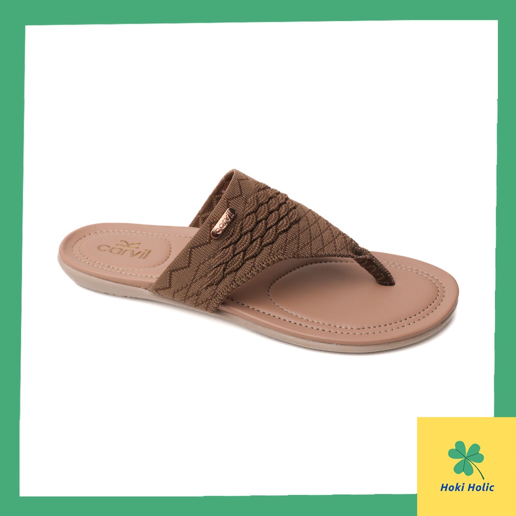 Sandal Casual Carvil  Wanita Jepit Teplek &amp; Hak