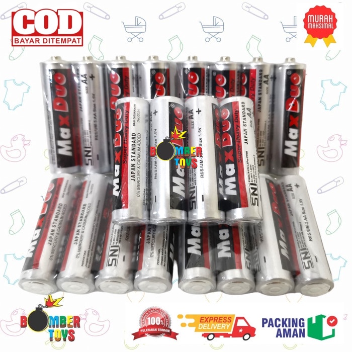 BATERAI BATRE AA MAX DUO 1,5v Special for Toys BATTERY TAHAN LAMA MURAH