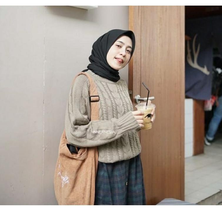 ❆ (REALLPICT) Sweet cable cardi / sweater cable ☆