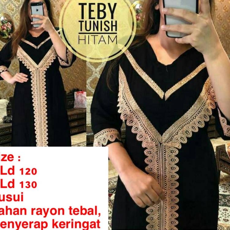 Harga Bersahabat GAMIS RENDA TEBY BUSUI ARABIAN JUMBO LD 120 dan 130