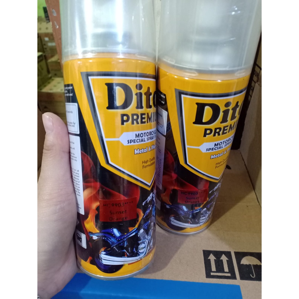 Pilok Pilox Cat Semprot DITON PREMIUM Harley Colors - SUNSET ORANGE HC 9903**** (400cc)