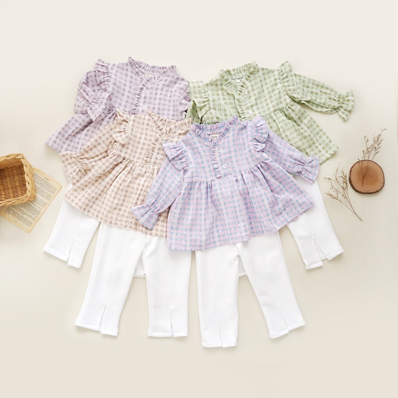 LITTLECAIM - ALISHA SET | baju anak perempuan | baju anak lakilaki