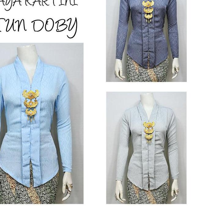 ✽ Indah KEBAYA MODERN KARTINI LENGAN PANJANG KATUN DOBY KEBAYA WISUDA KEBAYA KATUN KEBAYA AKAD KEBAY