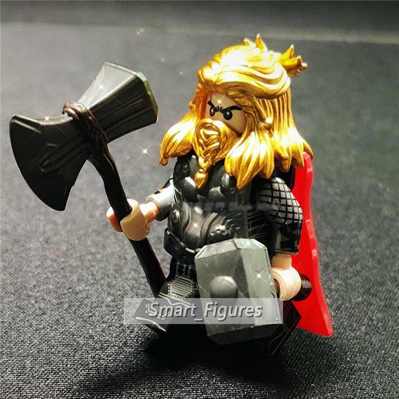 Blok Bangunan Iron Man Super Heros Minifigures Thor Hawkeye War Mesin Angka Mini Ulang Tahun Hadir Rakitan Mainan