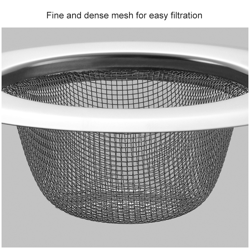 ღ Stainless Steel Sink Filter Layar Umum Pipa Saluran Pembuangan Floor Drain Anti Menyumbat Filter Drainase Port Selokan Saringan Dapur anti-Clog Alat