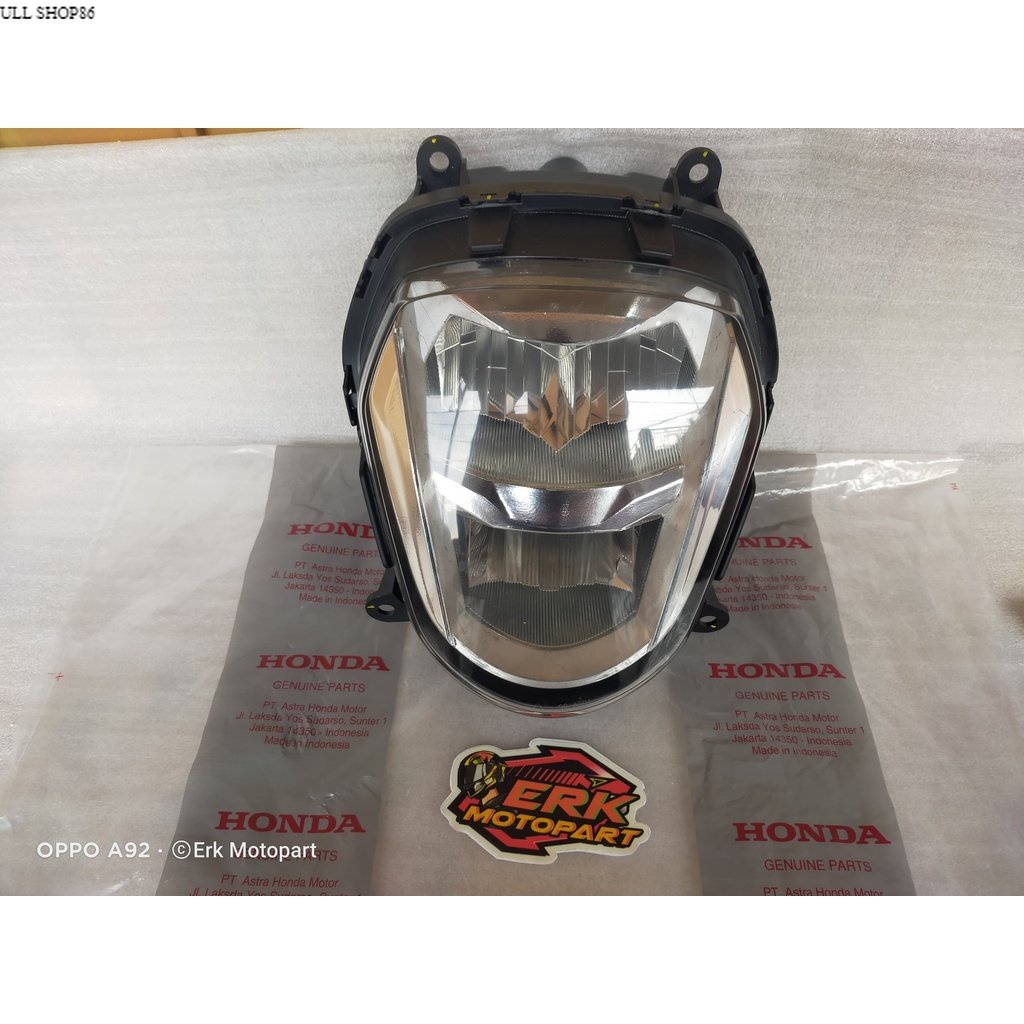 Lampu Depan Motor Honda Genio Reflektor Assy Genio + Led Set 2019 2020 2021 Motor Genio New