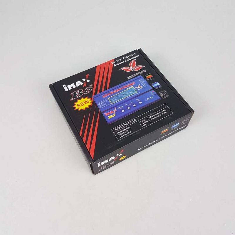 IMAX B6 Charger Baterai LiPo Li-ion Polymer 80W