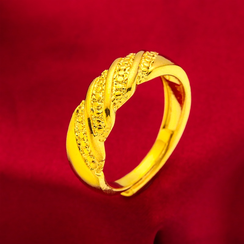 Perhiasan Fashion Goldkingdom Emas Asli Kadar 375 Bangkok Aksesoris Ready Stock 2023gelang Cincin Wanita Terbaru