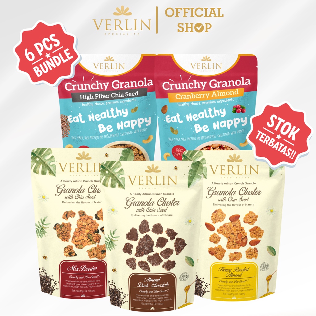 

Stok Terbatas!!! Bundle 6 Varian Verlin Bebas Pilih Rasa