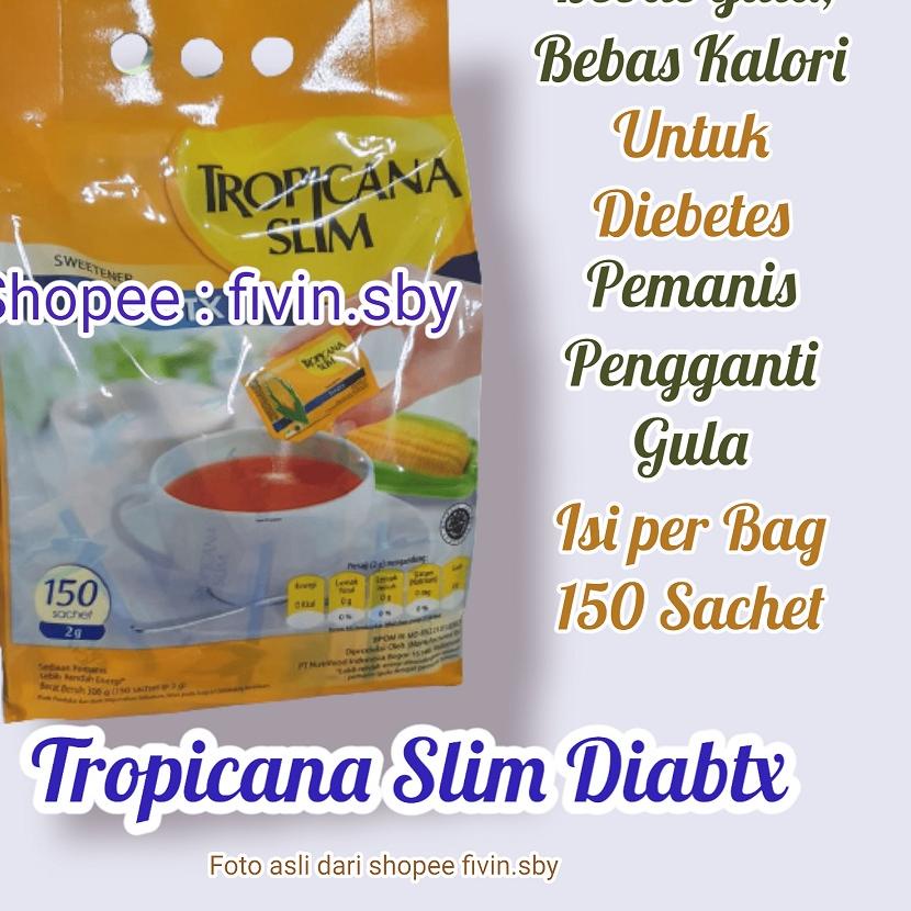 

✶ GULA TROPICANA SLIM DIABTX Diabet isi 150 SACHET ✶