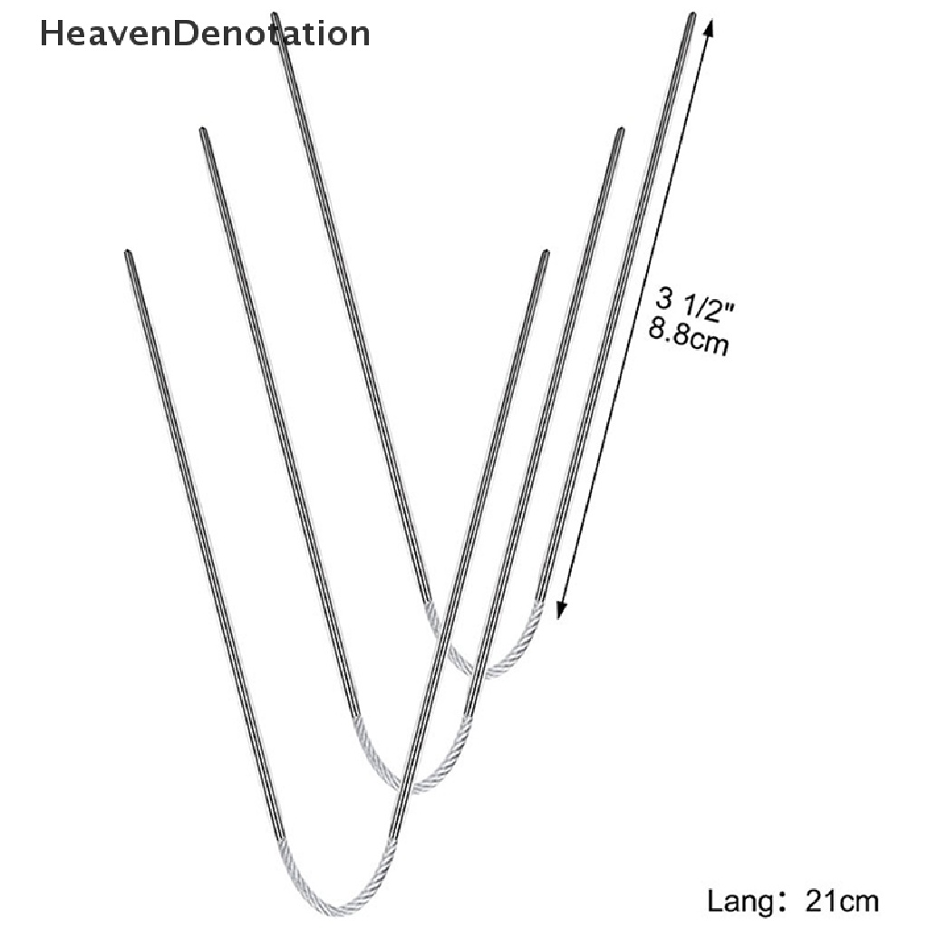 [HeavenDenotation] Circular Knit s 3pcs Knitg Stik Kabel Melingkar Knitg s Set HDV