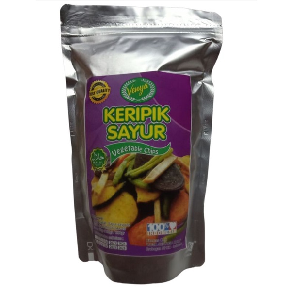 Kripik Buah nangka, sayur dan aneka buah khas Kota malang 100 gr