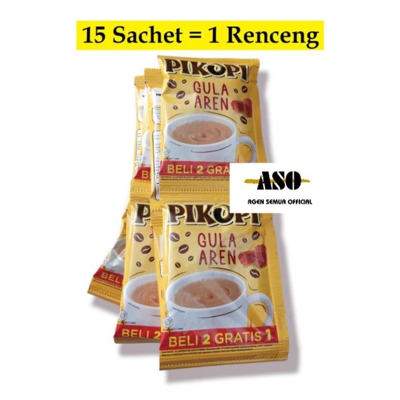 

Bagus!!!!!! PIKOPI GULA AREN ( isi 15 sachet ) produk dari kopi kapal api ( RENCENG )