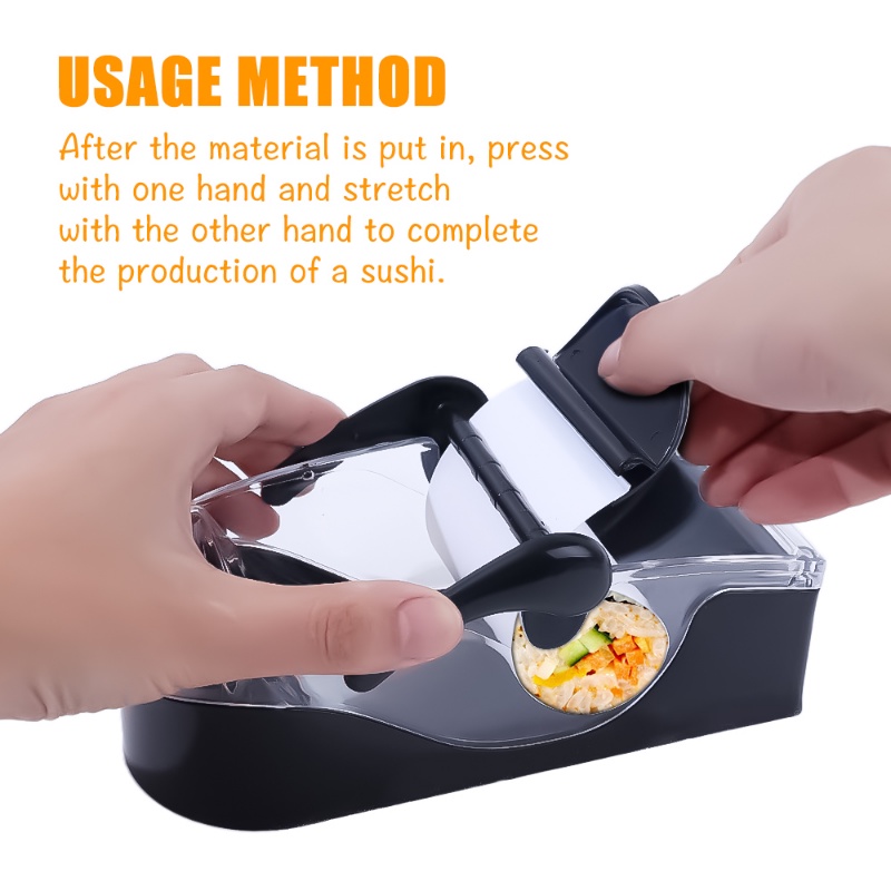 Japanese Sushi Roll Non-stick Maker/Mesin Pembuat Onigiri Nasi Daging Sayur DIY/Aksesoris Masak Dapur