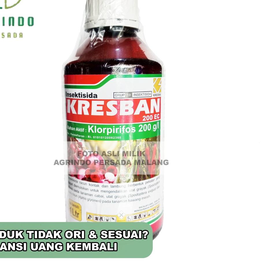 Promo⭐✔️-Insektisida Kresban 200EC 1 Liter | Kresban 1 Liter 200EC