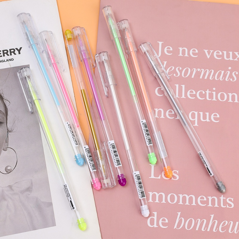 DIY Handbook Album Doodling Pens Highlighter Creative Black Card Book Handwritten Pen Student Stationery