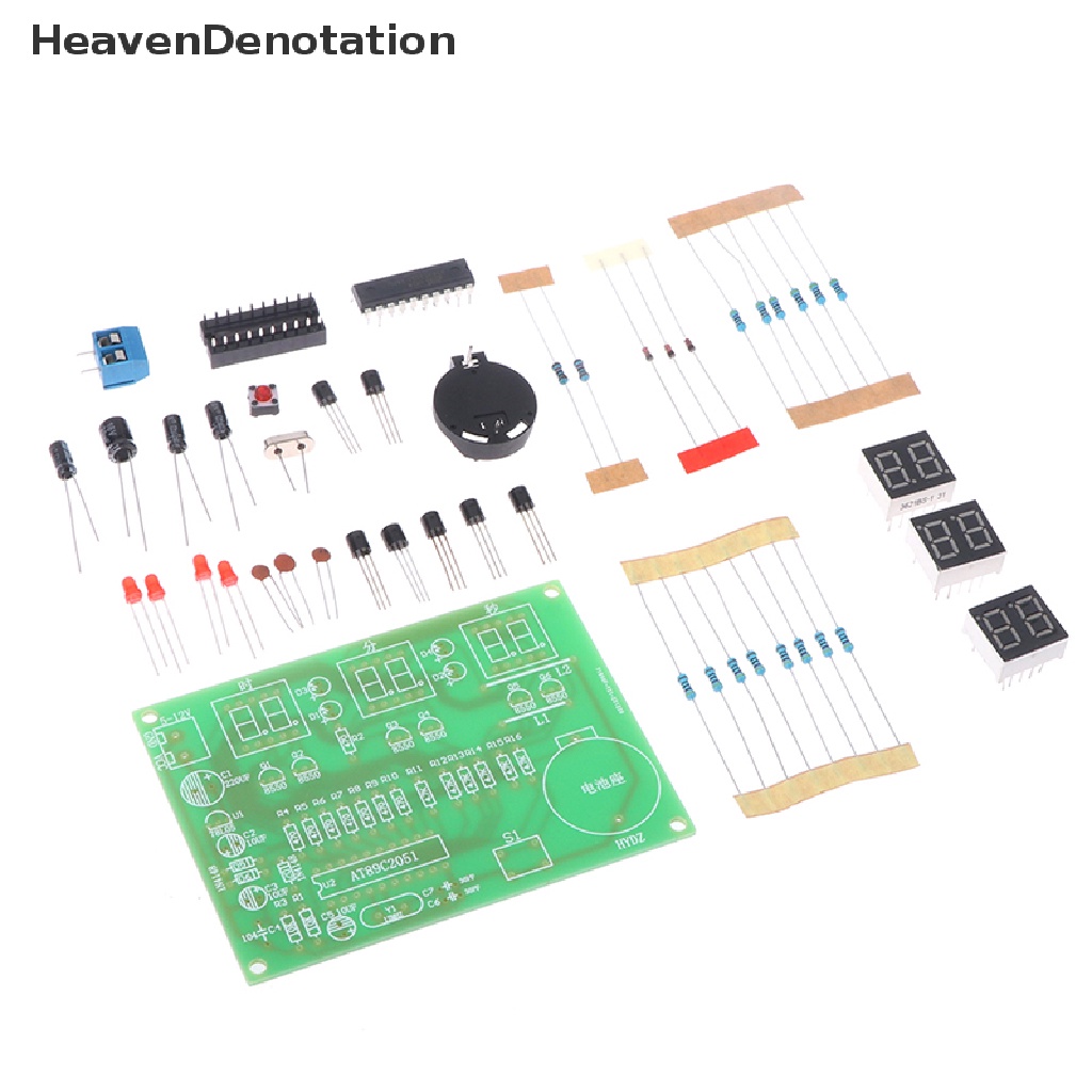 [HeavenDenotation] Jam Digital Elektronik Kit Display Suite Suku Cadang Modul Elektronik Dan Komponen HDV