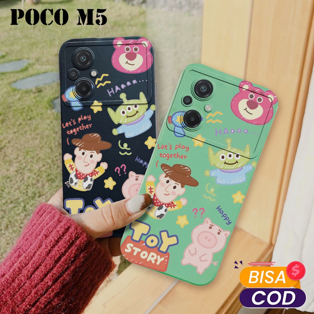 PRO CAMERA POCO M5 - SOFTCASE POCO M5 - CASE HP POCO M5 - CASING HP POCO M5 - MACAROON POCO M5 - KES