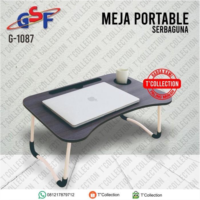 Meja Laptop Lipat Portable / Meja Belajar Anak Multifungsi GSF-1087
