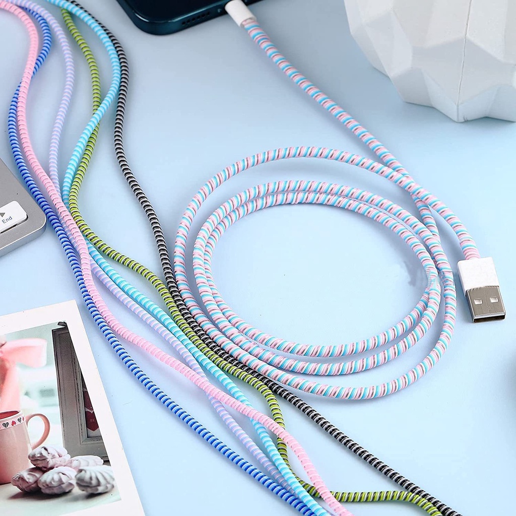 IL - PELINDUNG KABEL CHARGER WARNA UNIVERSAL / PELILIT KABEL DATA HP / PELINDUNG KABEL SPIRAL WARNA / CABLE PROTECTOR