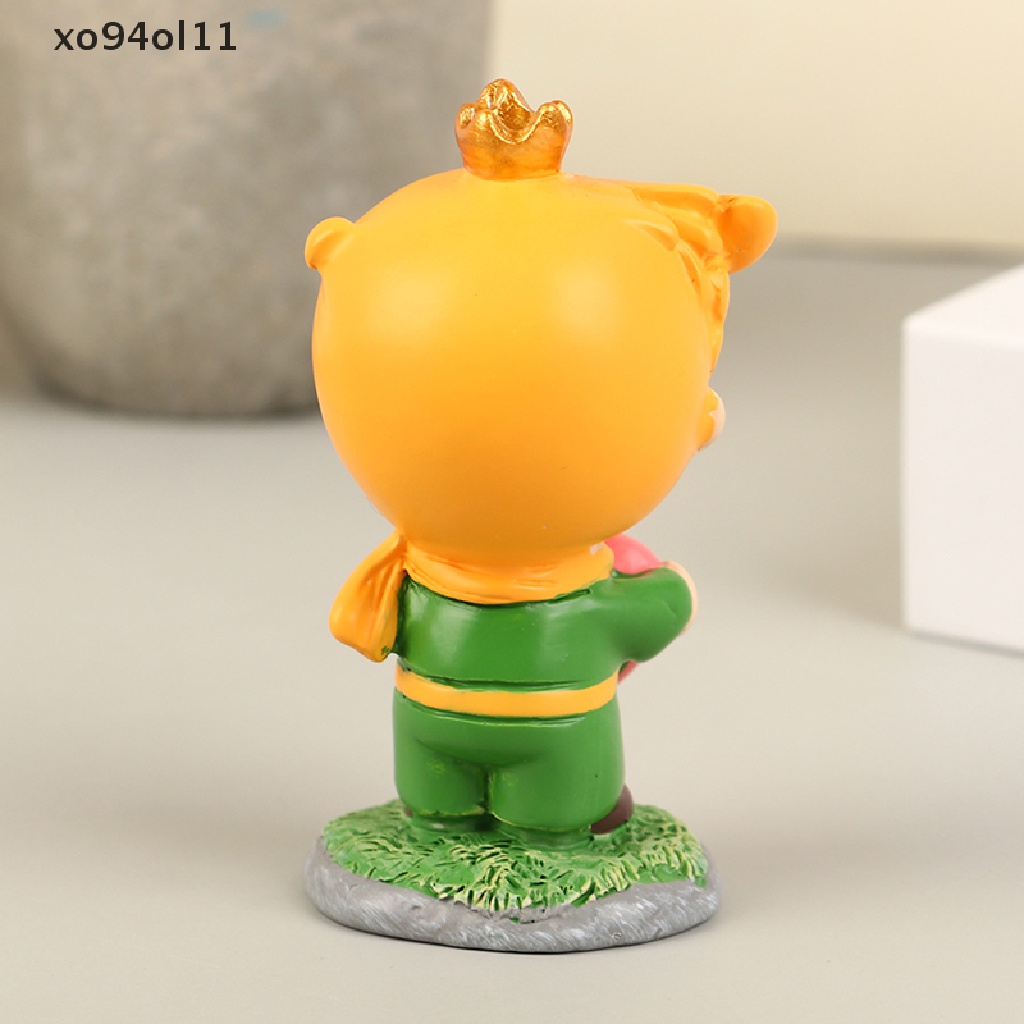 Xo 1Pc Pangeran Kecil Yang Lucu Desktop Dekorasi Rumah Ornamen Kerajinan Resin Mobil Modern OL