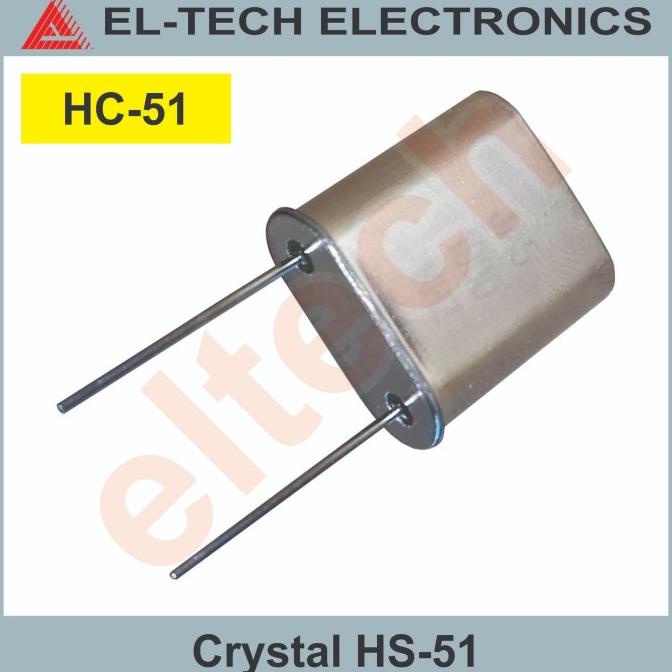 2MHz 2 MHz Kristal Crystal XTAL Oscillator Osilator 2 Pin HC-51 elt3ch Juara