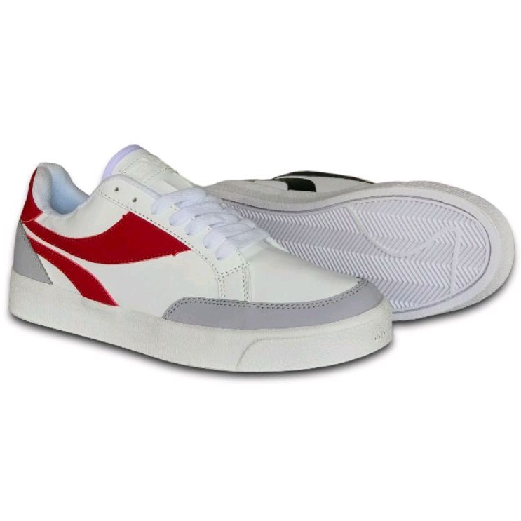 Sepatu Kasual Pria Wanita XternalStepSure Artemis White Red