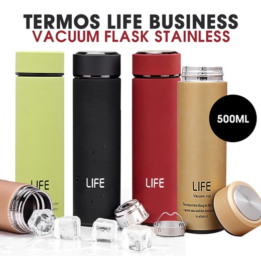 Termos LIFE ORIGINAL Tahan Panas / Vacuum Flask Thermos Sakura 500 ML