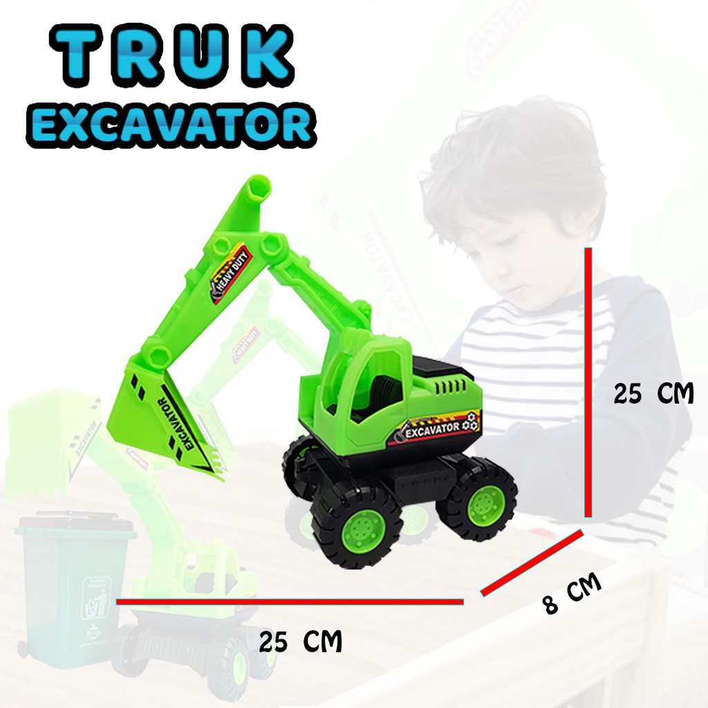 Mainan Anak Truk Keruk Pasir/ Truck Excavator Toys AK97 JSP