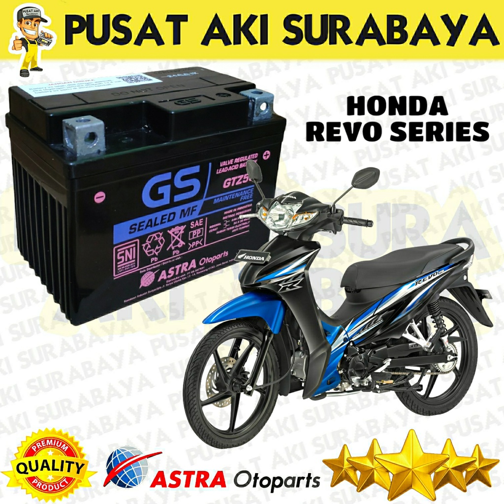 NEW ORIGINAL GS ASTRA GTZ5S HONDA REVO 110 REVO FIT REVI ABSOLUTE KIRANA SPACY SHADOW MTZ5S YTZ4V DTZ5S YTZ5S 12V 5AMPER