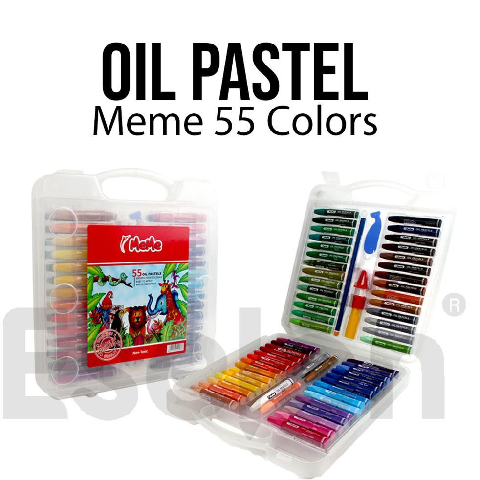 

O89 Crayon MeMe 55warna / Oil Pastel MeMe / Crayon MeMe HOT PRODUCT ば