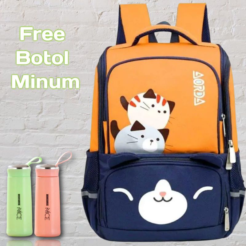 Tas Ransel Anak Sekolah Karakter Fashion Kids Backpack Cute Murah Batam Tas Kanvas import