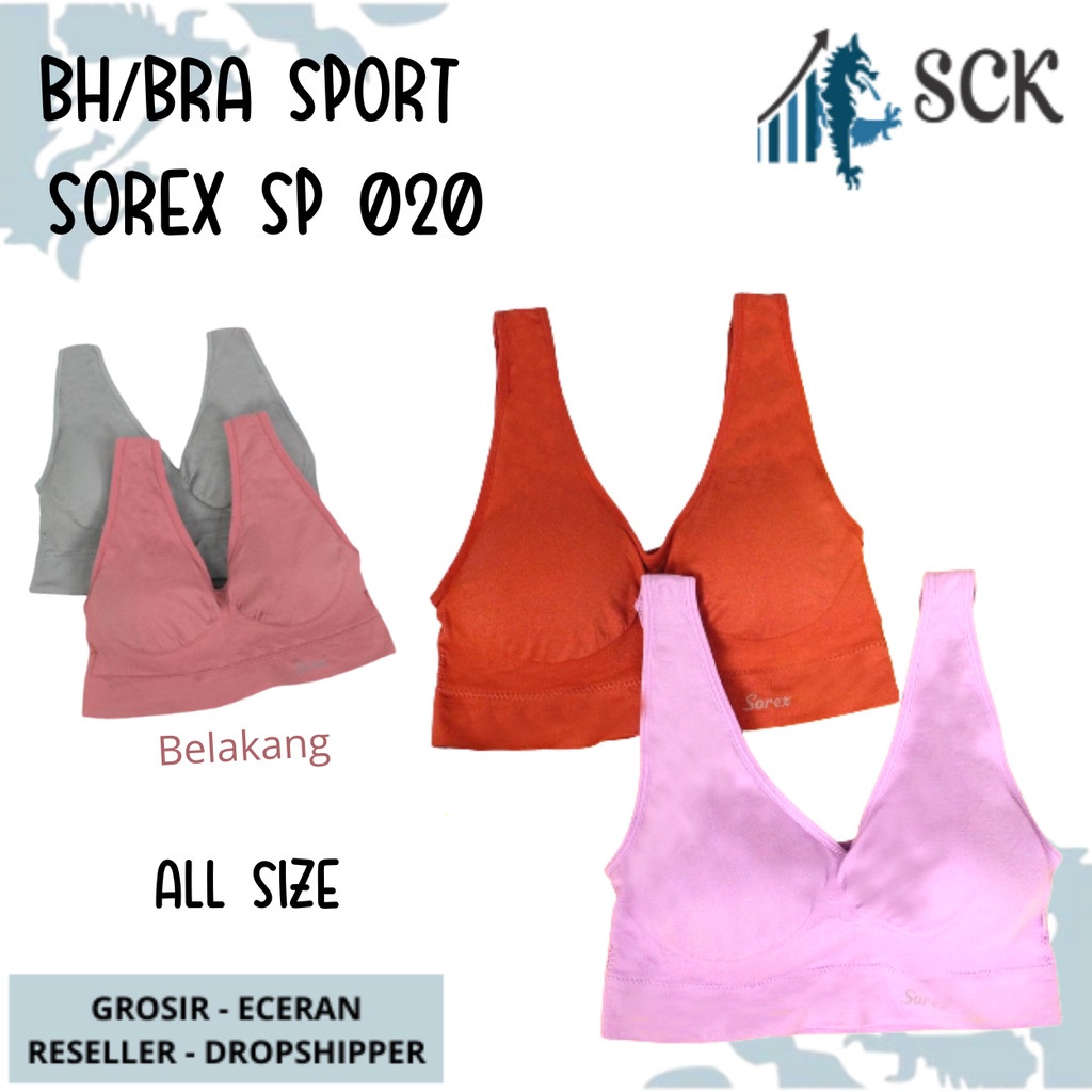 BH SOREX 020 021 Olahraga Sport / BH SOREX Sport Wanita Senam Yoga Olahraga Aerobic Sp 020 021 / Pakaian Dalam - sckmenwear GROSIR