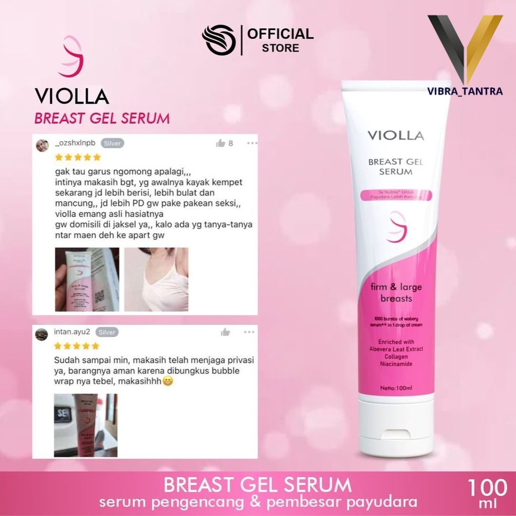 VIOLLA - PEMBESAR PAYUDARA OBAT PEMBESAR PAYUDARA PERMANEN PEMBESAR PAYUDARA AMAN PERMANEN BUSTFIT L