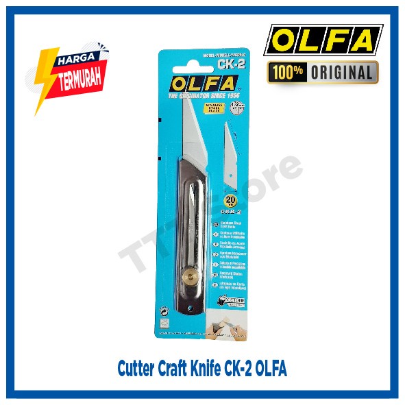 

Terlaris Pisau Cutter Craft Knife Ck-2 Olfa