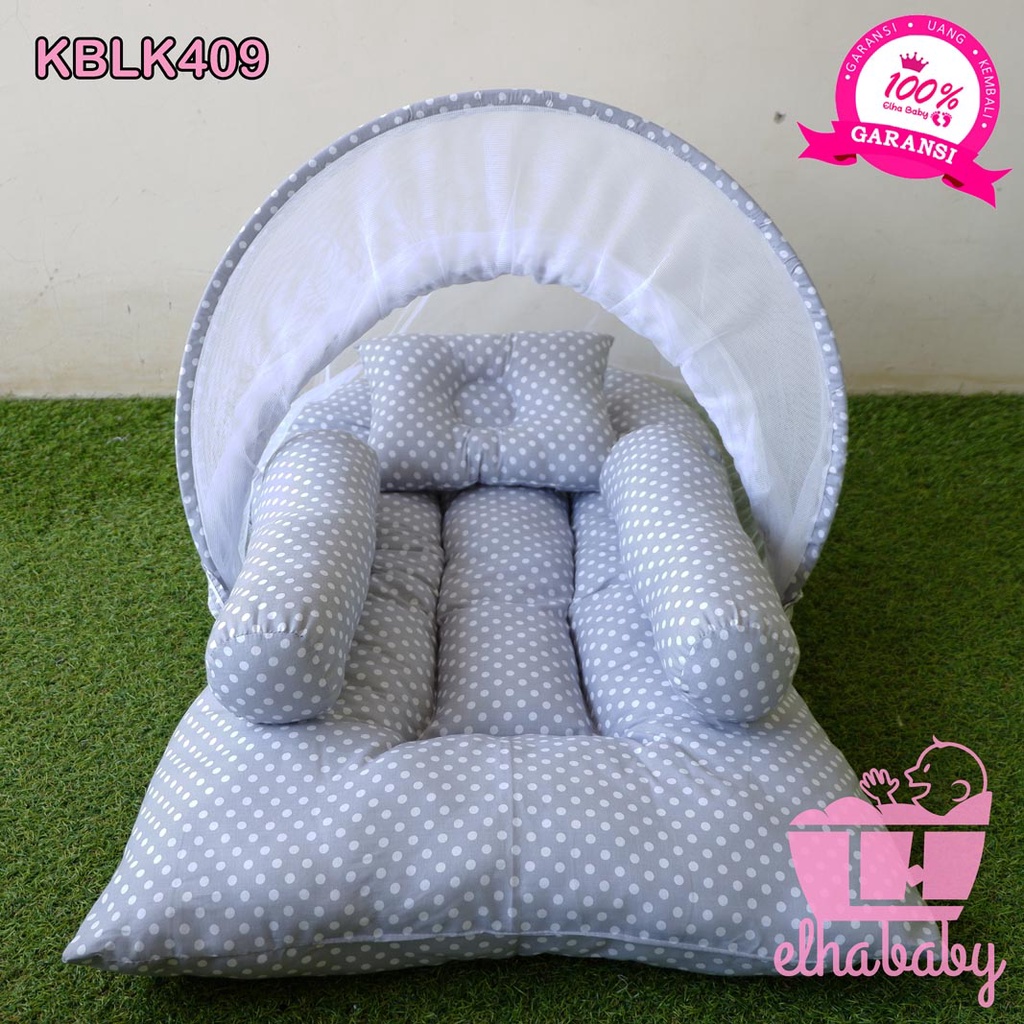 Promo..Kasur Bayi baby bess lipat berkelambu / Tempat tidur bayi elha baby elhababy / KASUR / KASUR LIPAT Sale