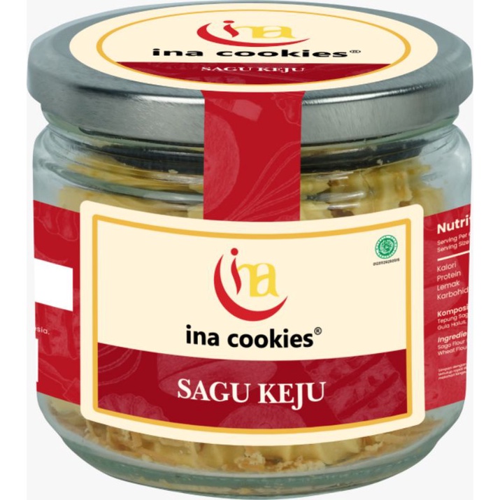 

INA COOKIES KEMASAN JAR KACA VARIAN SAGU KEJU