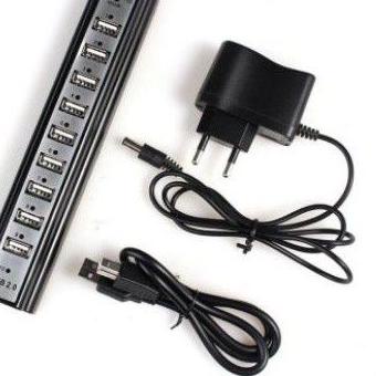 Gratis Bubble Wrap USB hub 10 Port + Adaptor/ usb hub 10port / hub 10port adaptor