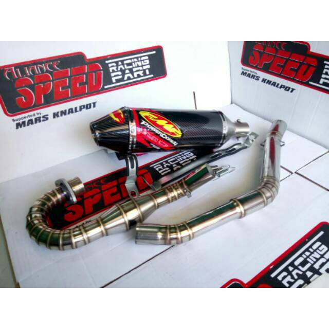 Knalpot Racing FMF klx dtracker fmf F4 power core fullstenlis CRF WR155