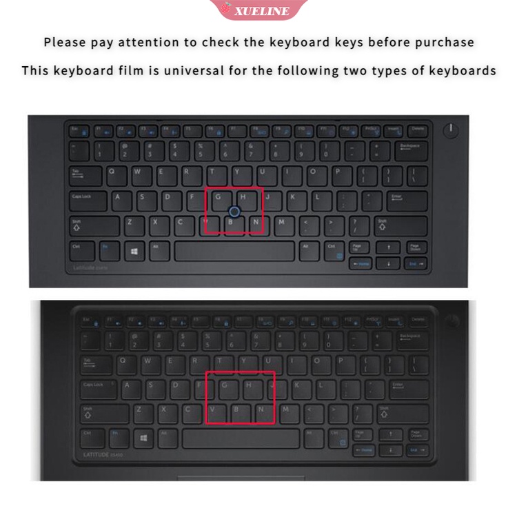 Untuk Dell Lintang E7450 E7470 E5470 E7480 5480 5490 7480 7470 7490 film Perlindungan keyboard laptop 14-inch [ZXL]