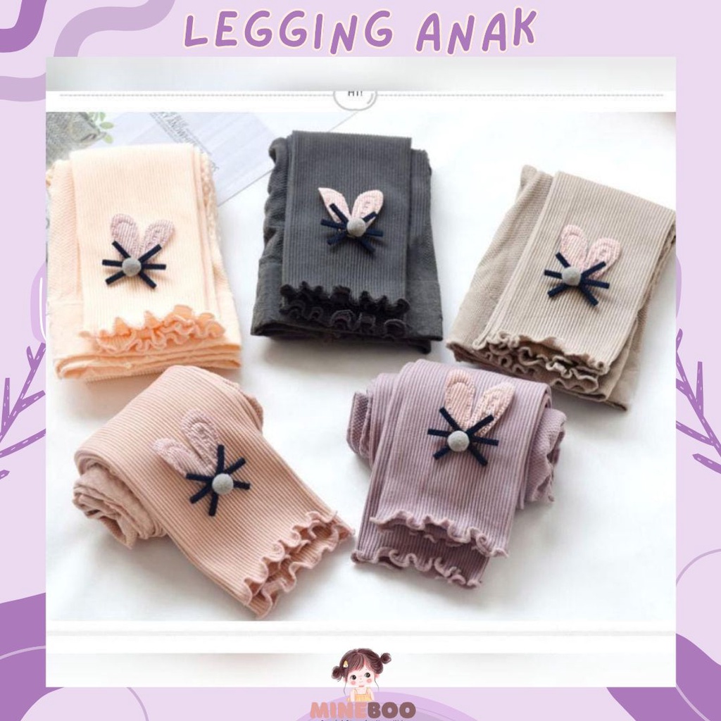 mineboo - LEGGING PRINCESSBUNNY legging anak perempuan bahan adem/legging import PART2