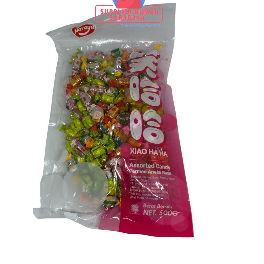 

Segera Dapatkan Naraya Xiao Haha Xiaohaha Assorted Candy Permen Buah Aneka Rasa 500g T5D**