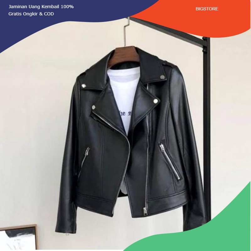 Jaket Kulit wanita Formal Jas Blazer Raisa Keren Semi Crop Hijab Outfit Mamba