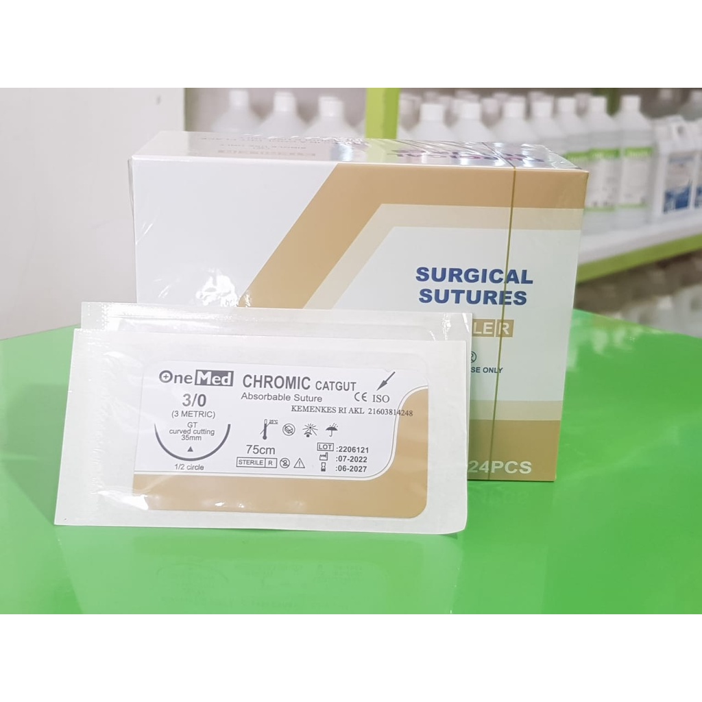 ONEMED CATGUT CHROMIC 3/0