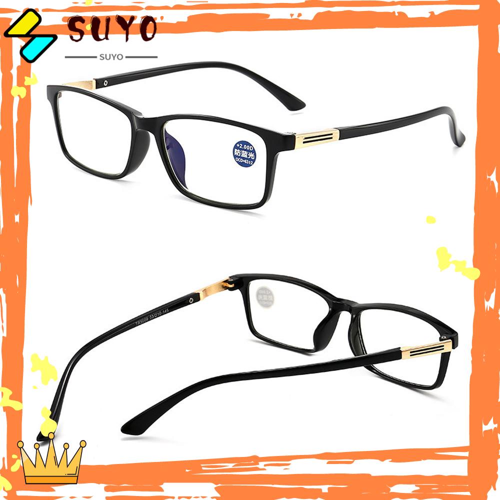 Suyo Kacamata Baca Fashion Portable Urltra-Light Blue Light Blocking Glasses