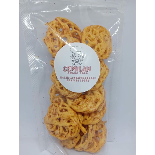 

kerupuk keribo pedas