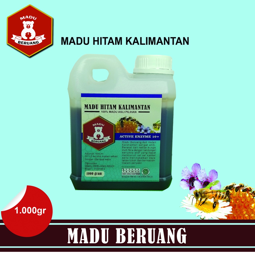 

Madu Beruang Hitam Kalimantan 1kg Asli