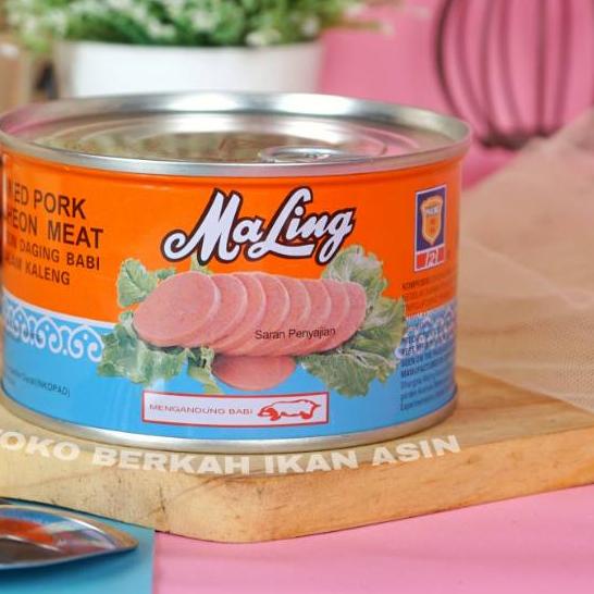 

➯ Ma Ling Luncheon Pork 397gram TTS Canned / Daging Ham Babi Maling ☼