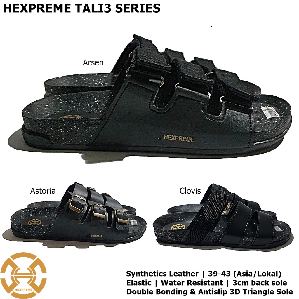 Hexpreme Tali3 Series Sandal Pria Casual Sporty Premium