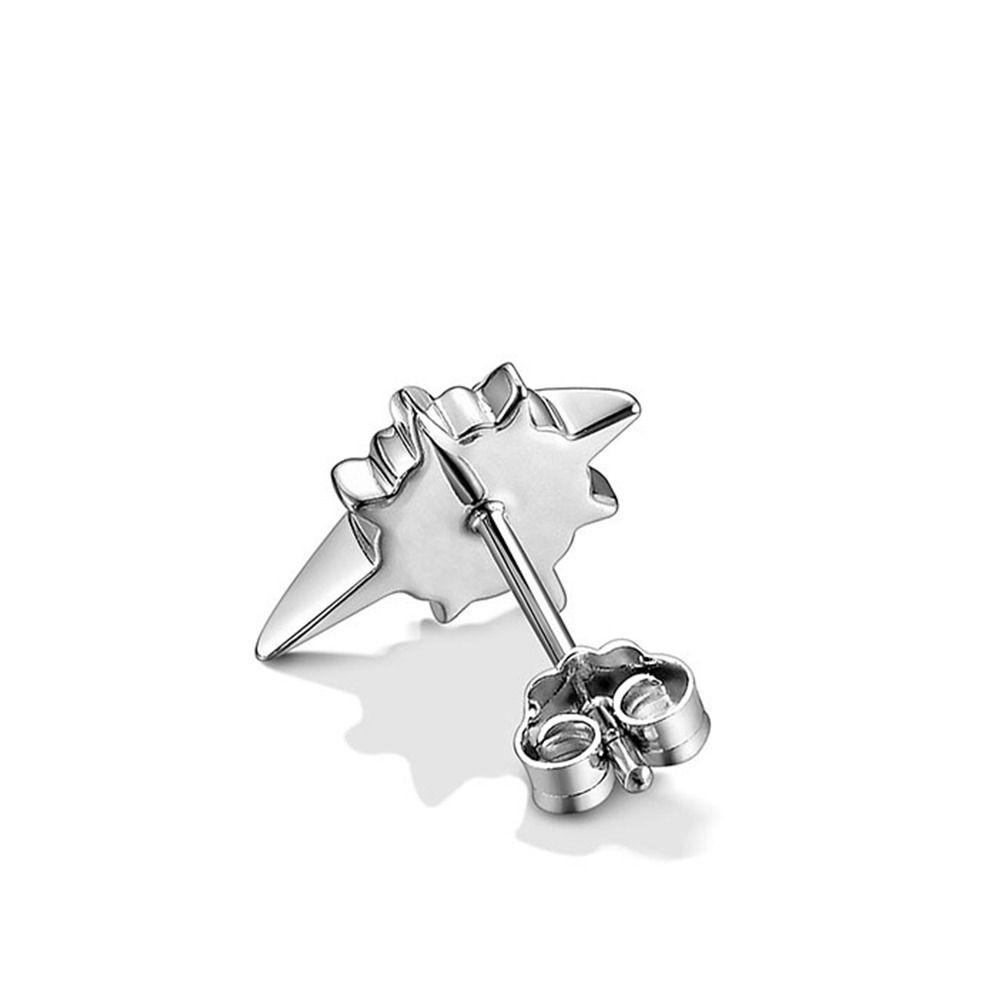 Needway  Polaris Stud Earrings Daily Punk Wanita Pesta Warna Solid Tembaga Anting Korea